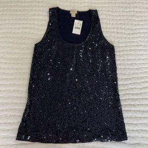 J. Crew Sequin Top